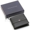 Tommy Hilfiger leather wallet for men black | Watches Prime