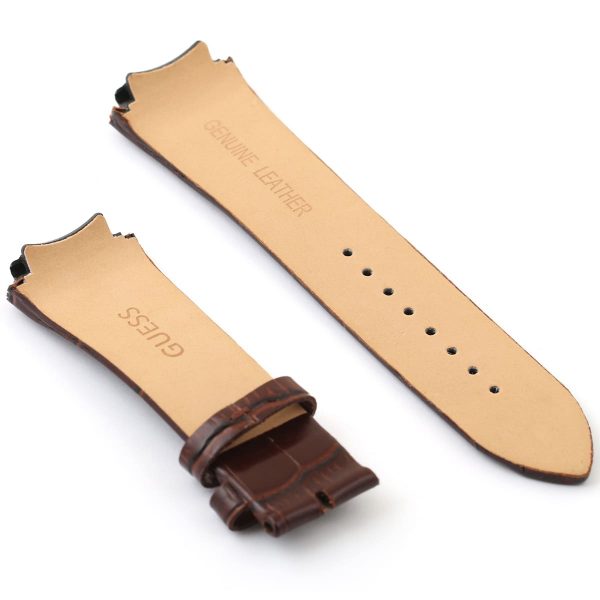 Guess Leather Brown Watch Strap | Watches Prime
