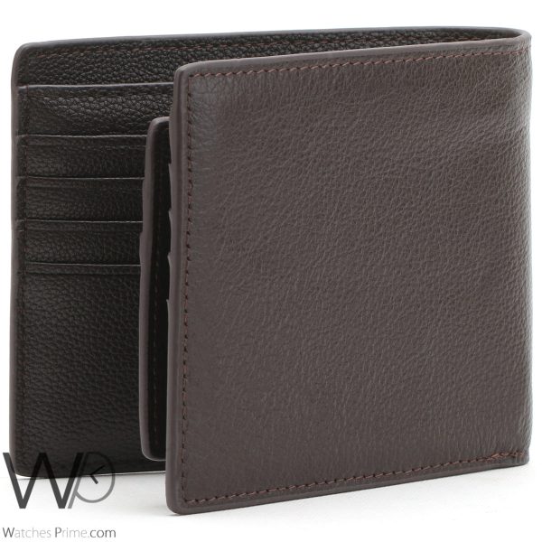 Coach brown wallet leather for men | Watches Prime