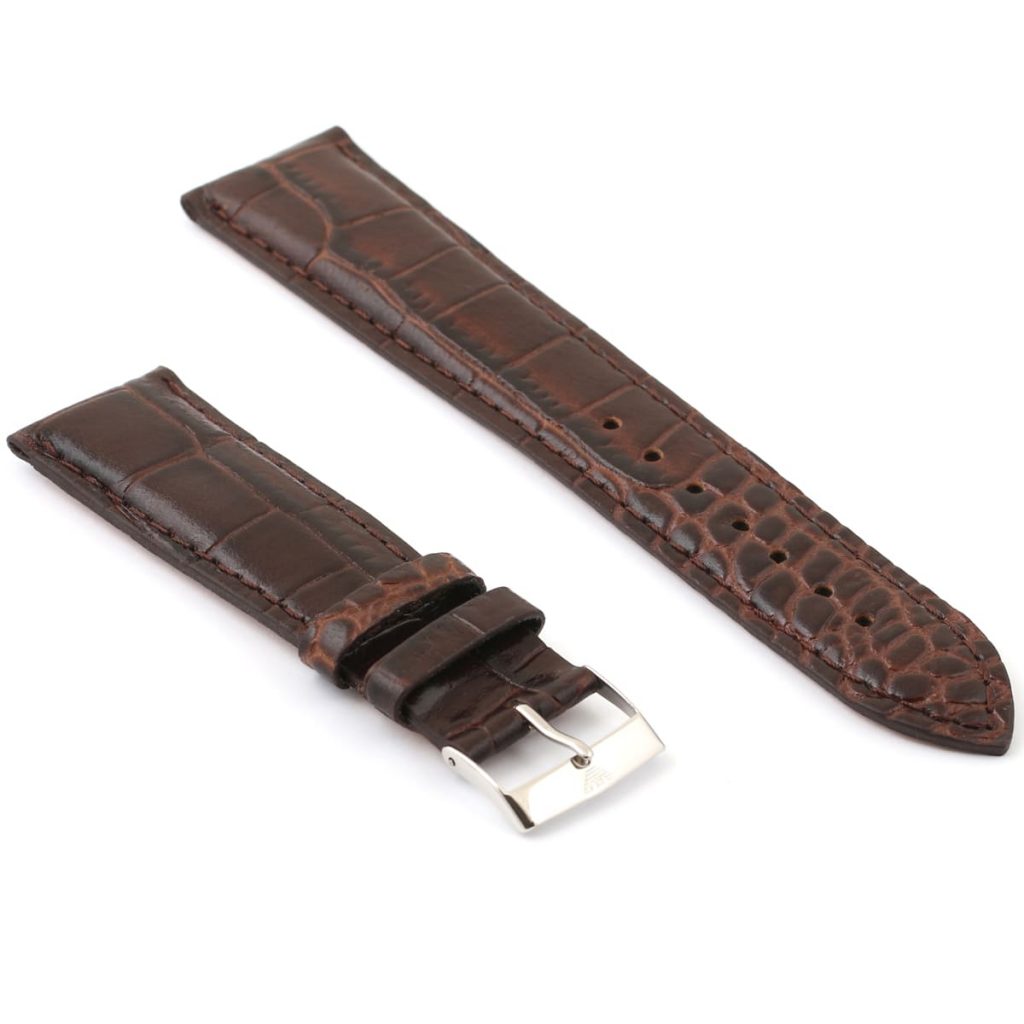 Emporio Armani Brown Leather Watch Strap | Watches Prime