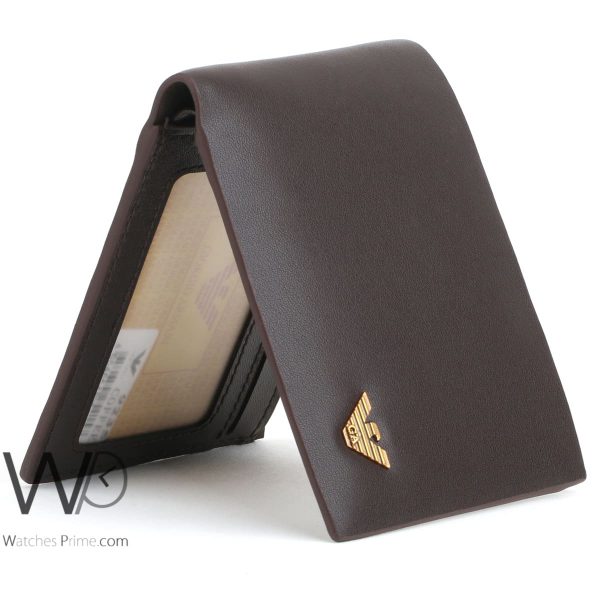 Giorgio Armani wallet brown for men | Watches Prime
