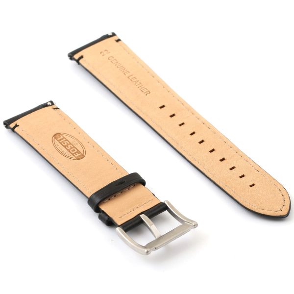 Fossil Leather Black Watch Strap | Watches Prime