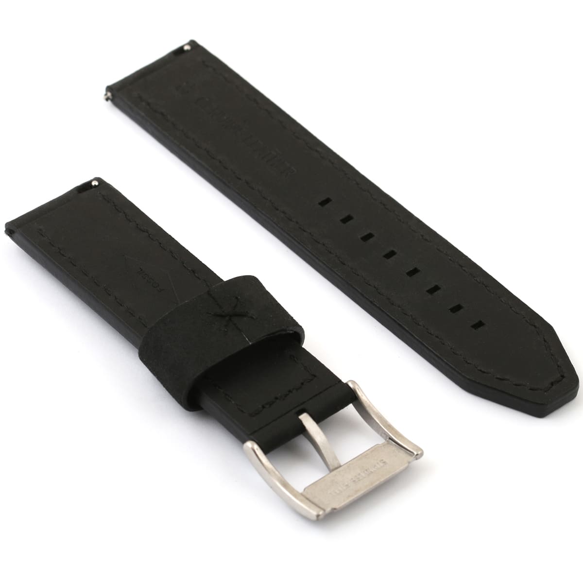 Fossil Black Leather Watch Strap | Watches Prime