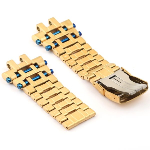 Invicta Watch Strap Stainless Steel Gold | Watches Prime