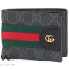 Gucci green red men wallet