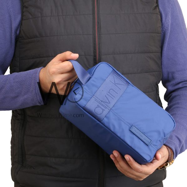 Calvin Klein hand bag blue for men | Watches Prime