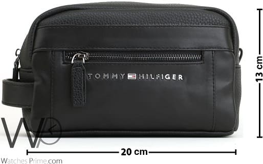 Tommy Hilfiger handbag black for men | Watches Prime