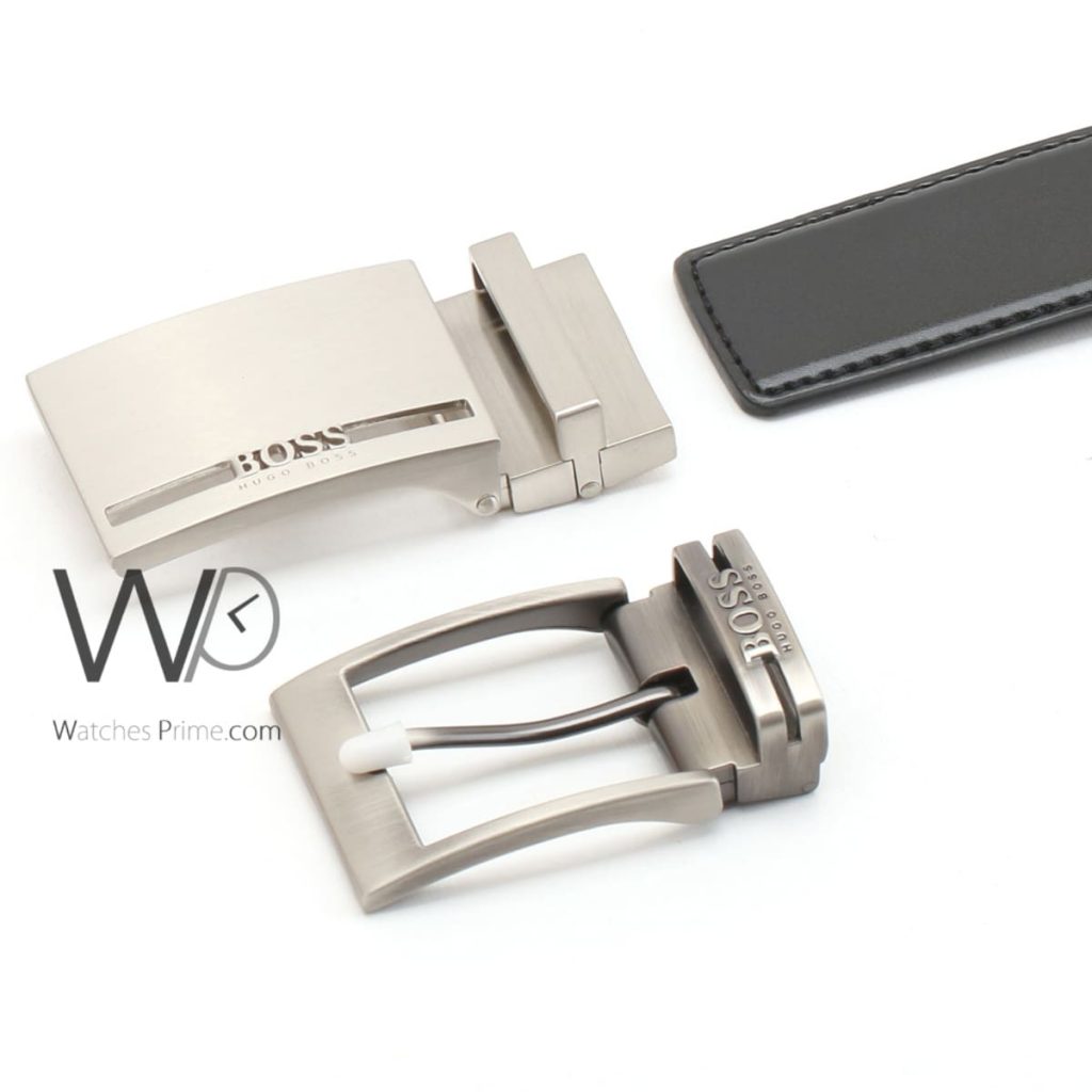 hugo boss mens black belt