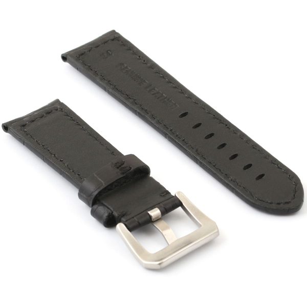 Leather watch strap black | Watches Prime