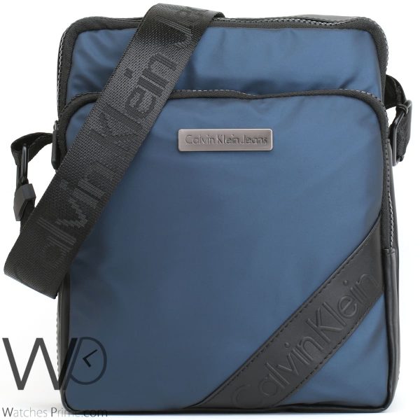 Calvin Klein CK blue crossbody bag men | Watches Prime