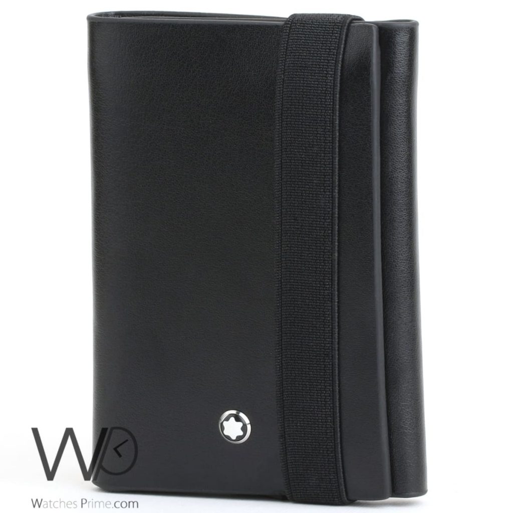 Mont blanc wallet for men black | Watches Prime