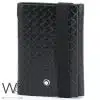 Mont blanc black leather wallet for men | Watches Prime Mont blanc black leather wallet for men | Watches Prime