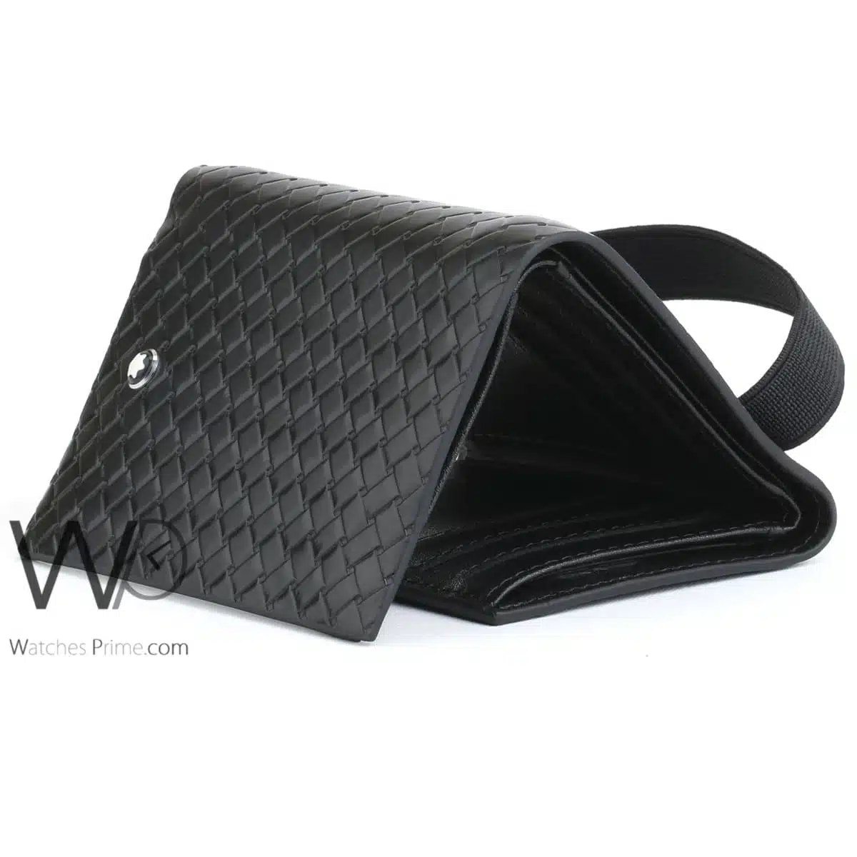 Mont blanc black leather wallet for men | Watches Prime