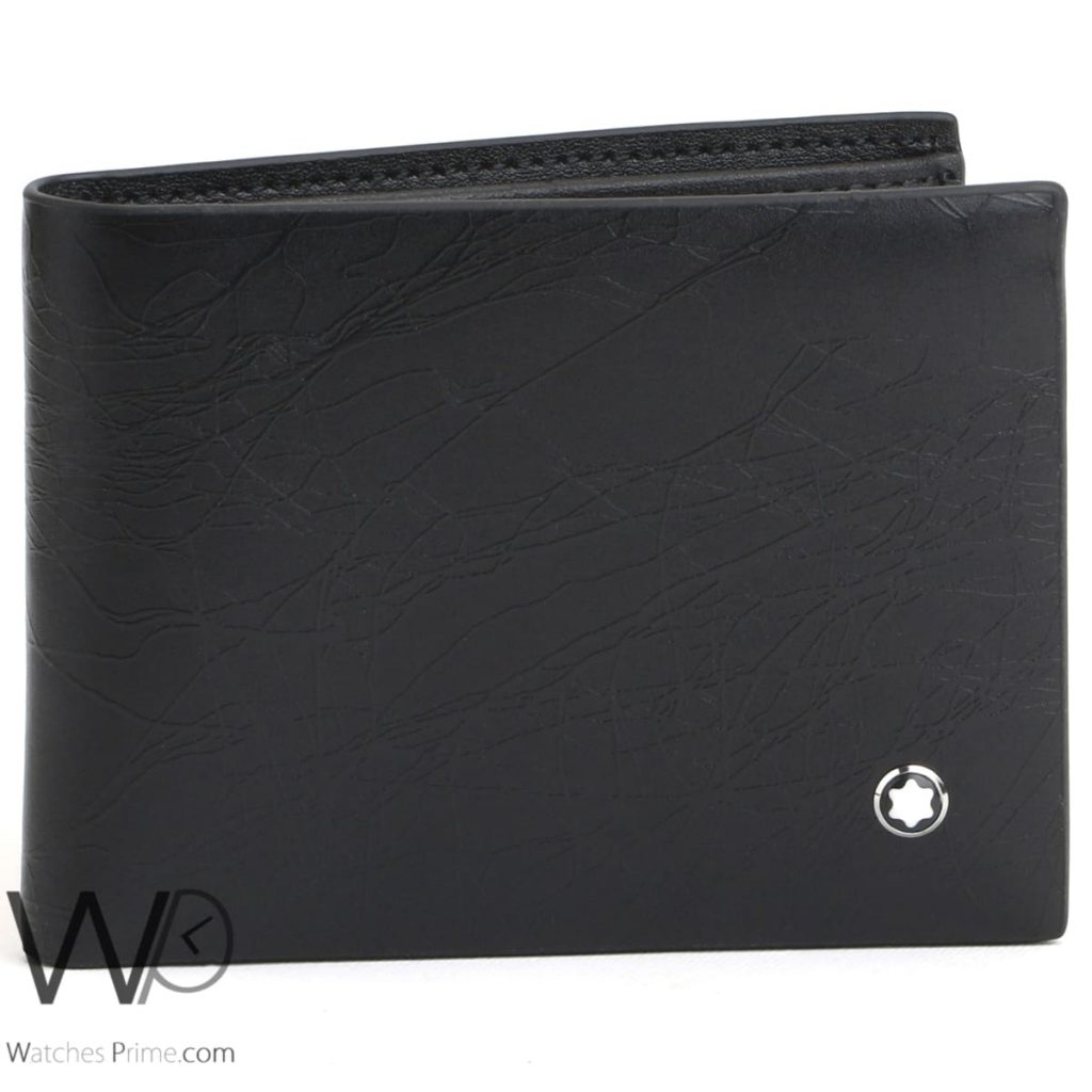 Mont blanc black wallet for men Watches Prime