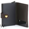 Mont blanc card holder wallet for men brown | Watches Prime