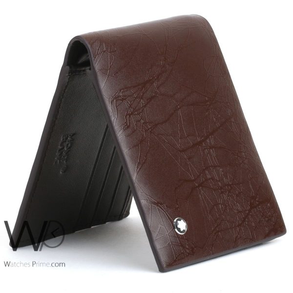 Mont blanc wallet brown for men | Watches Prime