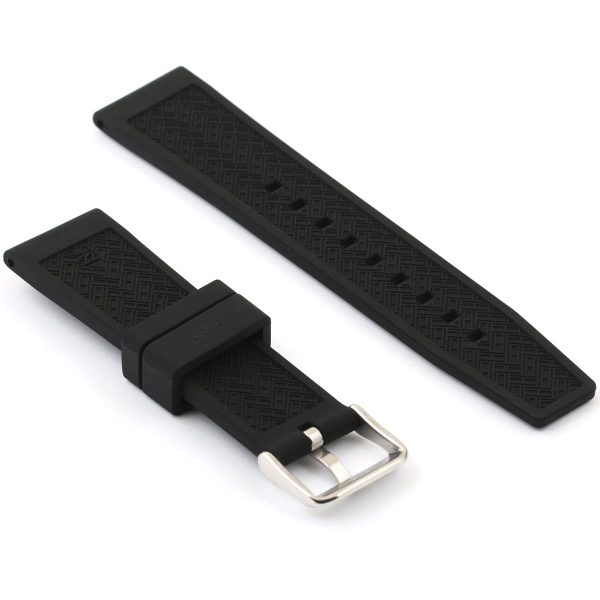 Tommy Hilfiger Rubber Black Watch Strap | Watches Prime