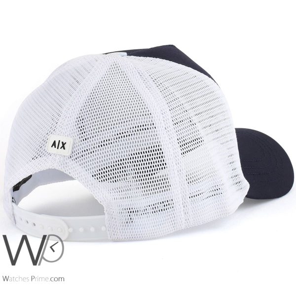 Armani Exchange blue and white cap AX for men | Watches Prime