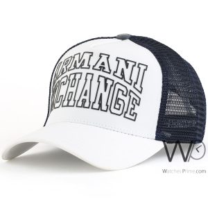 Armani-Exchange-white-blue-cap-men