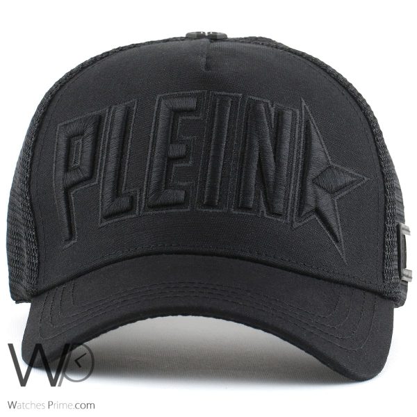 Philipp Plein black baseball cap for men | Watches Prime