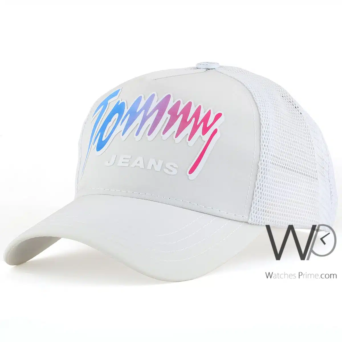 Tommy Jeans baseball cap white for unisex | Watches Prime