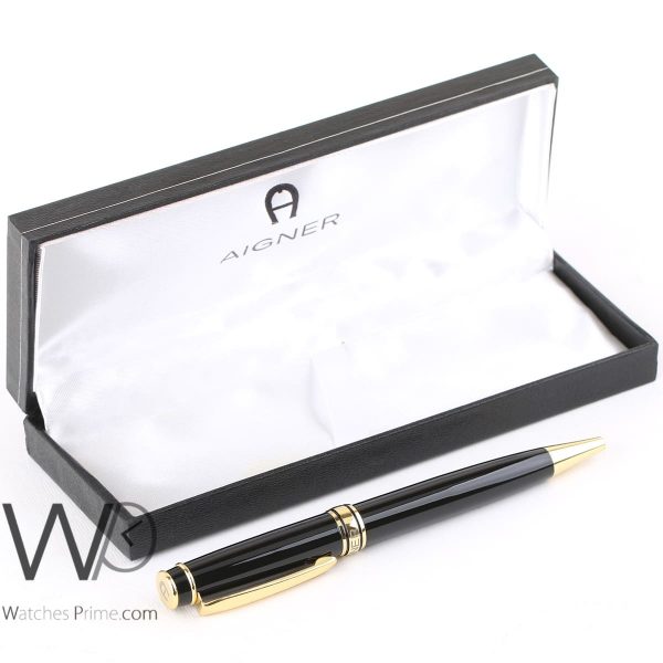 Aigner ball point ink pen black | Watches Prime