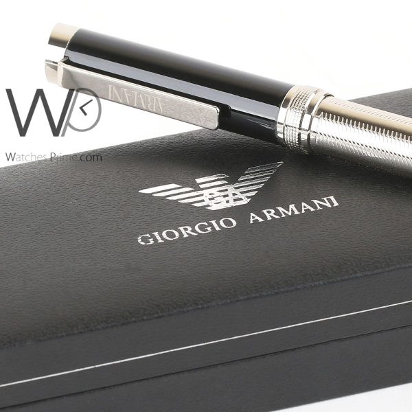Giorgio Armani black ball point ink pen | Watches Prime