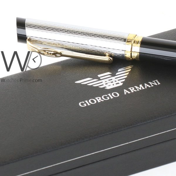 Giorgio Armani black ball point ink pen | Watches Prime