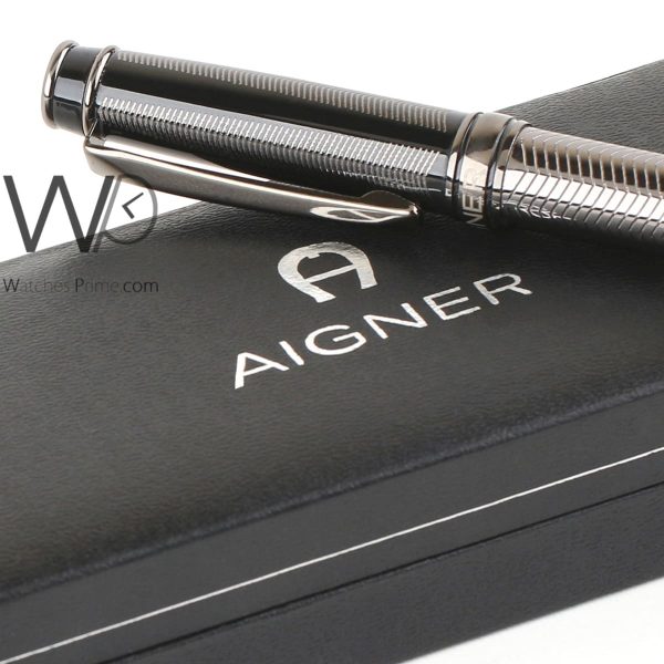 Aigner black ball point ink pen | Watches Prime