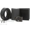 Black coach wallet gray cardholder and belt for men black buckle