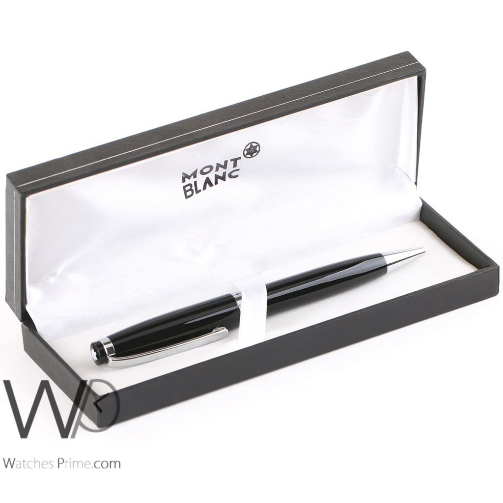 mont blanc ball point ink pen black Watches Prime