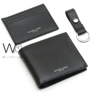 Mont blanc black leather wallet for men | Watches Prime