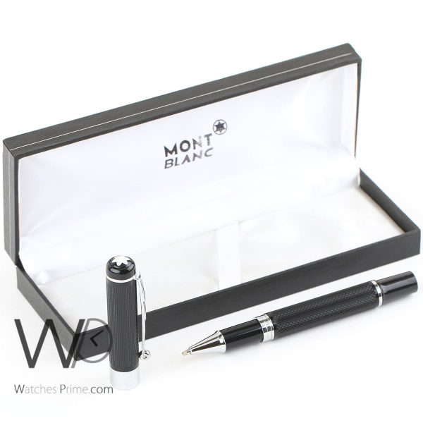 mont blanc roller ball ink pen black | Watches Prime