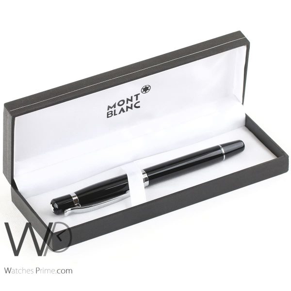 mont blanc black roller ball ink pen | Watches Prime