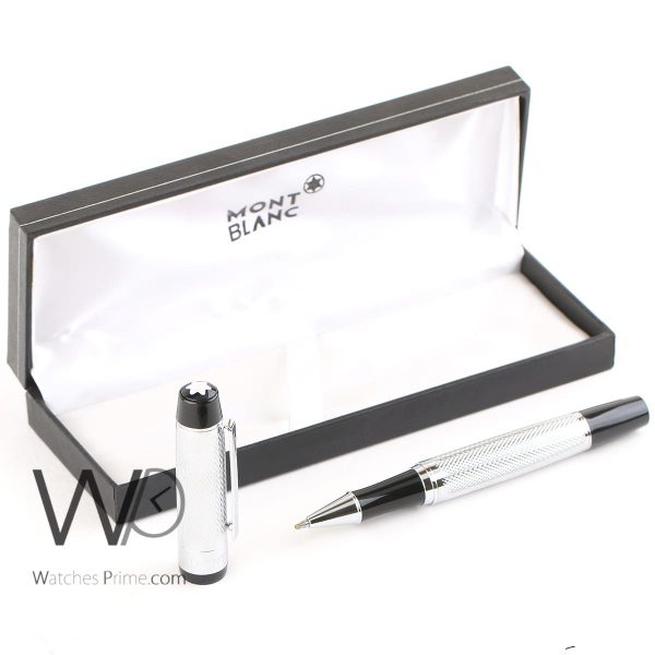 mont blanc silver roller ball ink pen | Watches Prime
