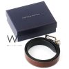 Tommy Hilfiger leather brown belt for men | Watches Prime