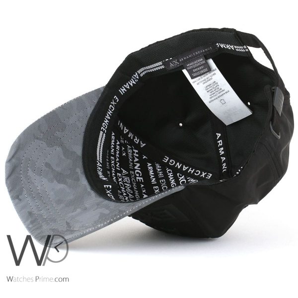 Armani Exchange AX cap for men black | Watches Prime