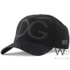 Dolce gabbana black cap for men dg
