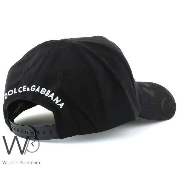 Dolce Gabbana DG black cap for men | Watches Prime