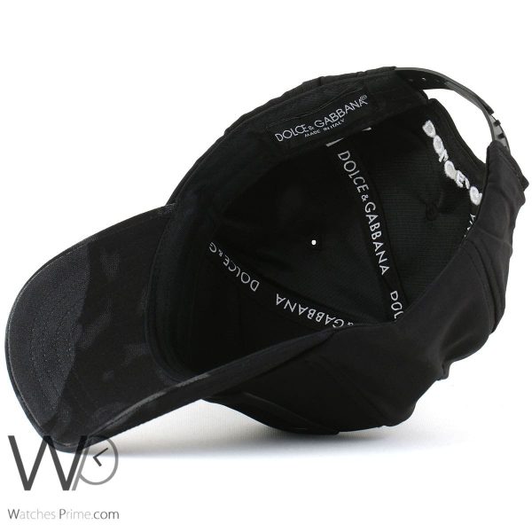 Dolce Gabbana DG black cap for men | Watches Prime