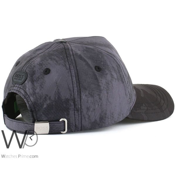 Hugo Boss gray and black cap for men | Watches Prime