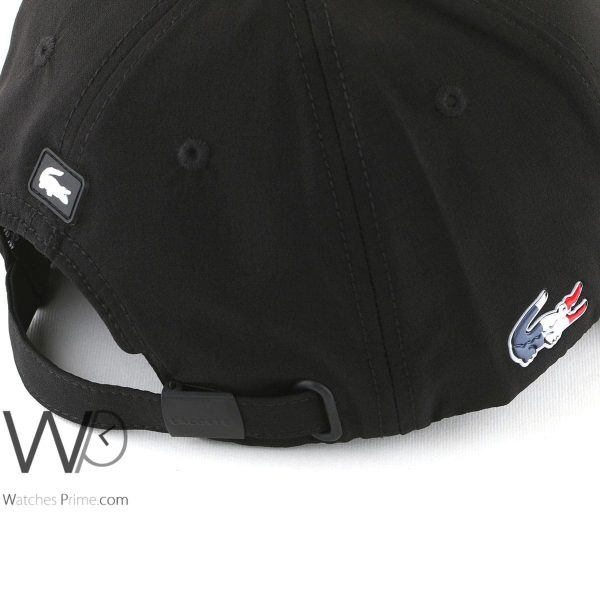 Lacoste black baseball cap for men | Watches Prime