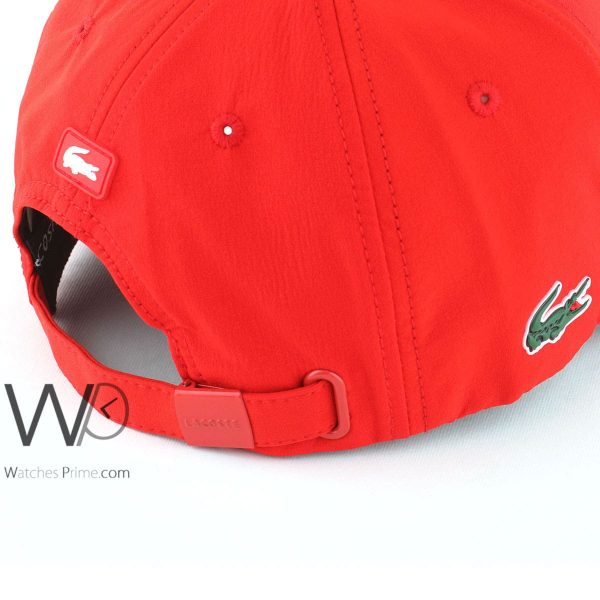 Lacoste baseball cap for men red | Watches Prime