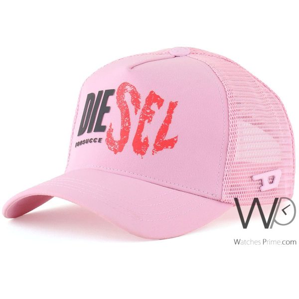 Diesel baseball cap pink for unisex | Watches Prime