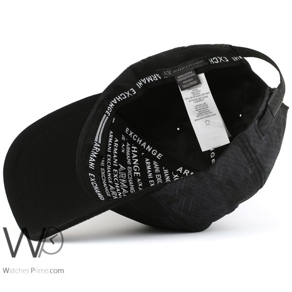 Armani Exchange AX cap for men black | Watches Prime