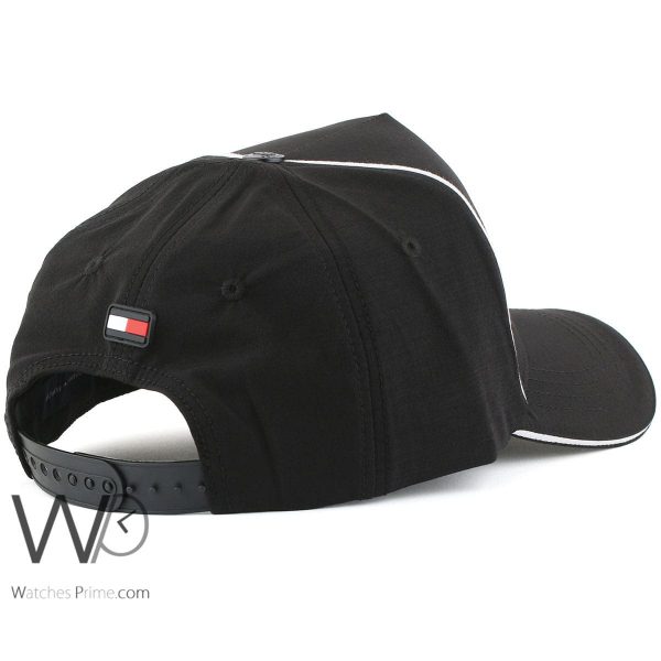 Tommy Hilfiger TH baseball cap men black| Watches Prime