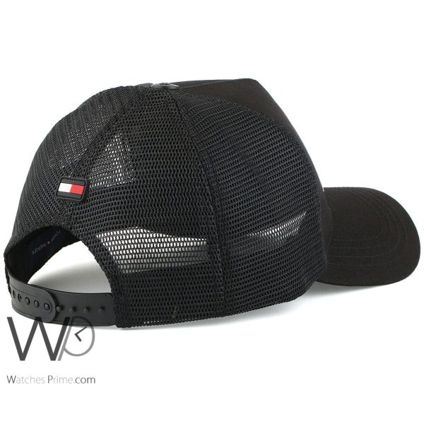 Tommy Hilfiger mesh black cap men| Watches Prime