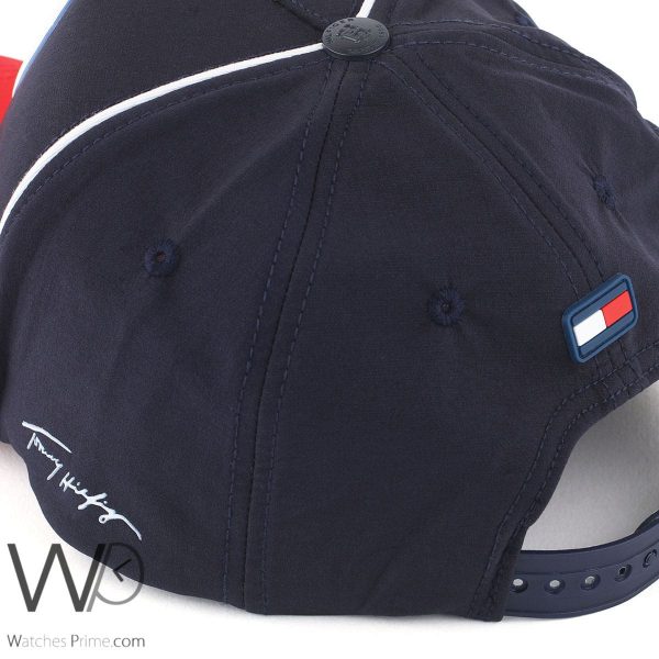 Tommy Hilfiger TH cap blue red for men | Watches Prime