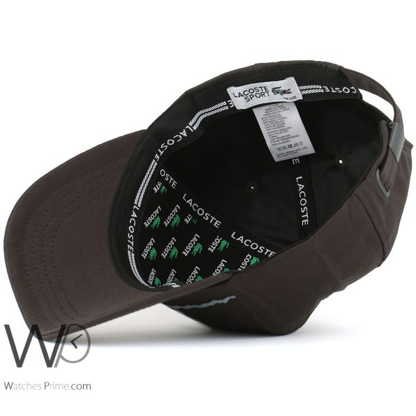 Big Croc Lacoste baseball cap for men brown | Watches Prime