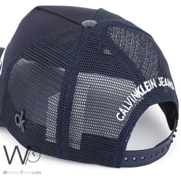 Calvin Klein CK baseball cap mesh navy men | Watches Prime